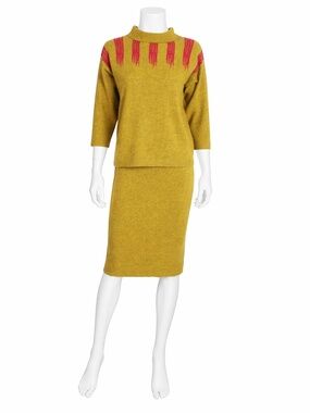 Bonnie Cashin 1960s Cashmere Skirt Suit Saks Fifth Avenue Caerlee